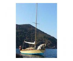 Deliziosa barca a vela in legno di mogano - Immagine 1