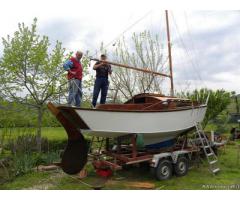 Deliziosa barca a vela in legno di mogano - Immagine 4