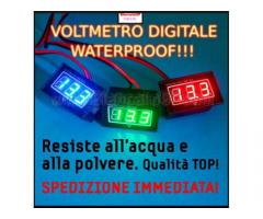 Voltmetro digitale led dc 15-120v waterproof - Immagine 4
