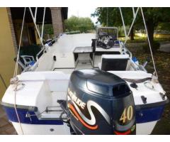 Barca riocross motore evinrude 40cv 4t carrello - Immagine 2