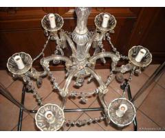 Vecchio lampadario maria teresa 6 luci anni 30-40 - Verona - Immagine 2