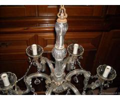 Vecchio lampadario maria teresa 6 luci anni 30-40 - Verona - Immagine 3