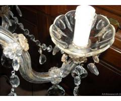 Vecchio lampadario maria teresa 6 luci anni 30-40 - Verona - Immagine 4
