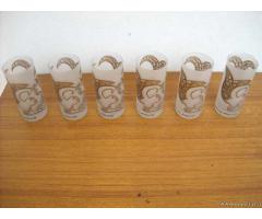 Vecchio set bicchieri anni 40-50 federica matta - Brescia - Immagine 1