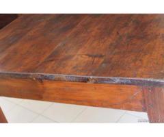 Enorme antico tavolo Piemontese rustico 260 cm 12 persone - Viterbo - Immagine 4